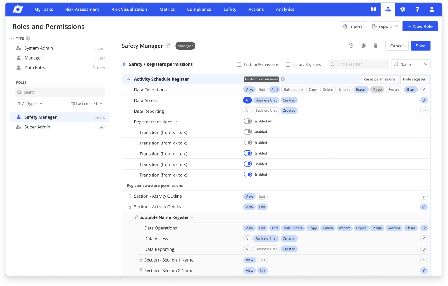 Enterprise Roles & Permissions Redesign preview